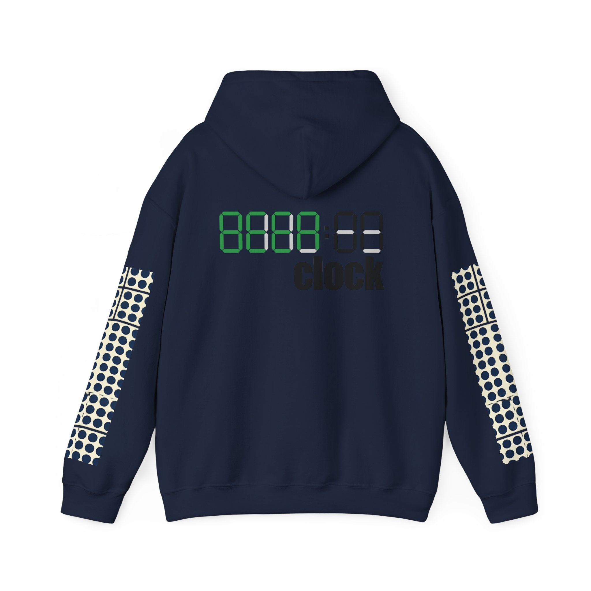Digital “Beer O’Clock” Hoodie — Funny Beer Clock Graphic Sweatshirt