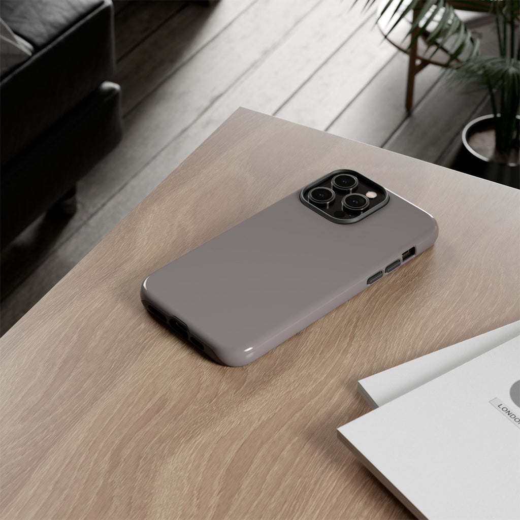 Tough Phone Case — Slim Protective iPhone Case (Matte Grey)
