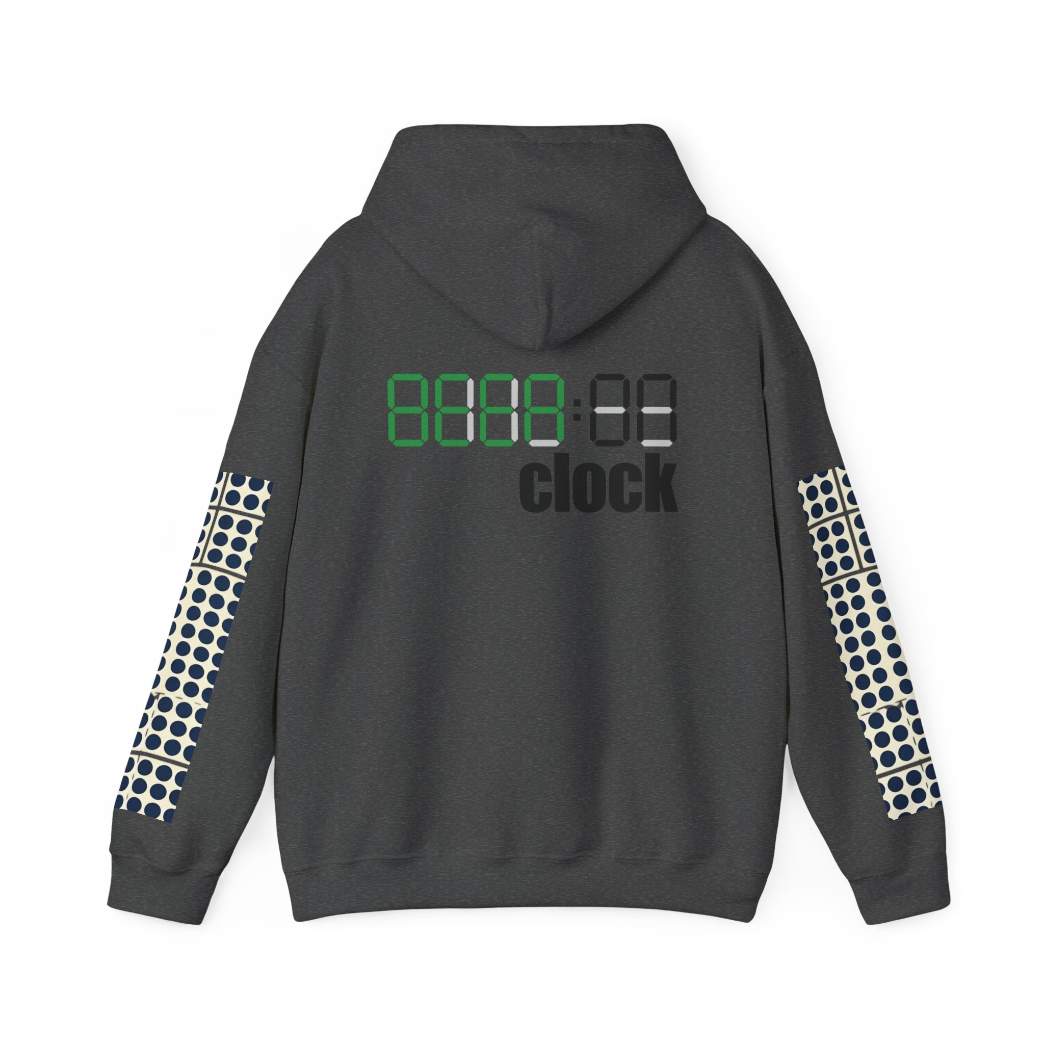 Digital “Beer O’Clock” Hoodie — Funny Beer Clock Graphic Sweatshirt