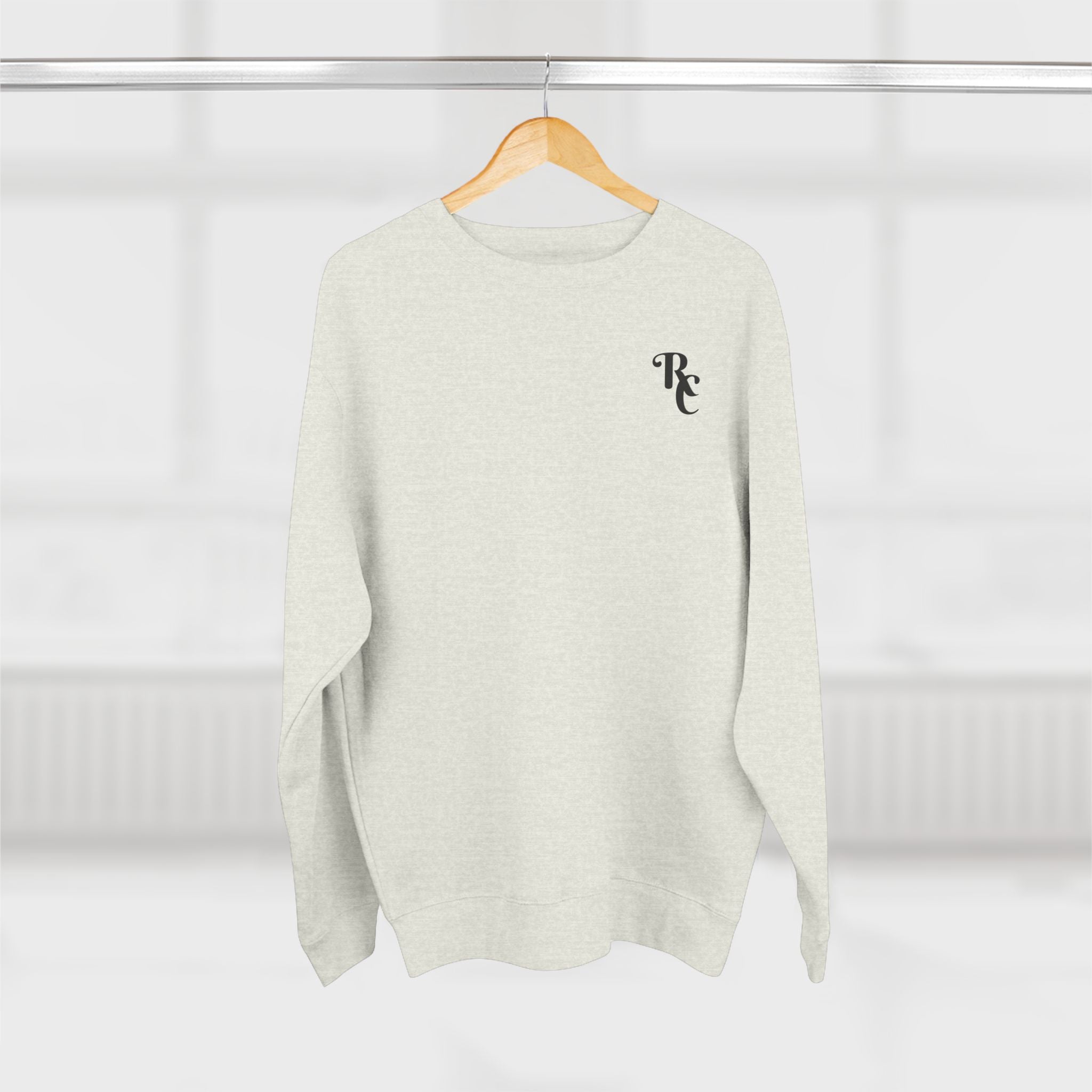 Monogram 'RC' Minimal Crewneck Sweatshirt