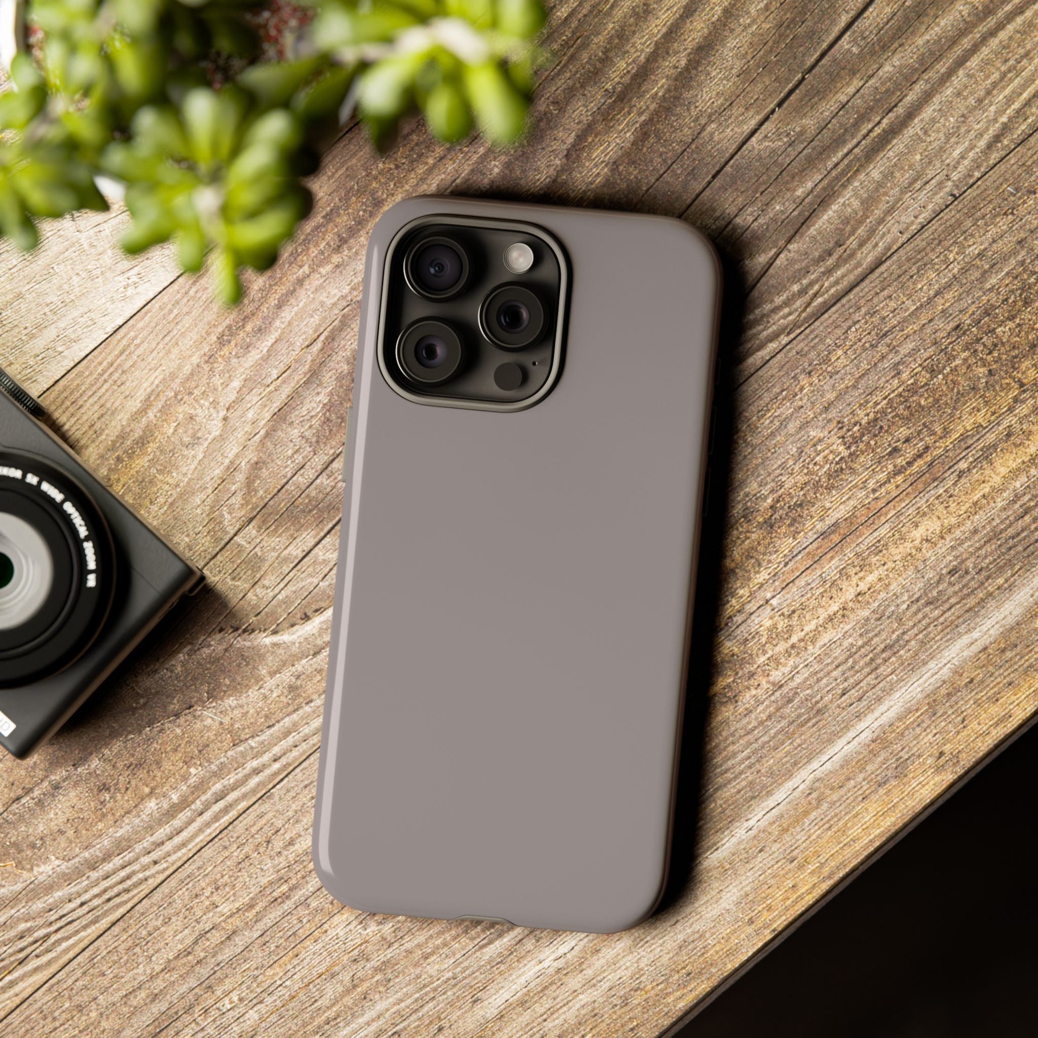 Tough Phone Case — Slim Protective iPhone Case (Matte Grey)