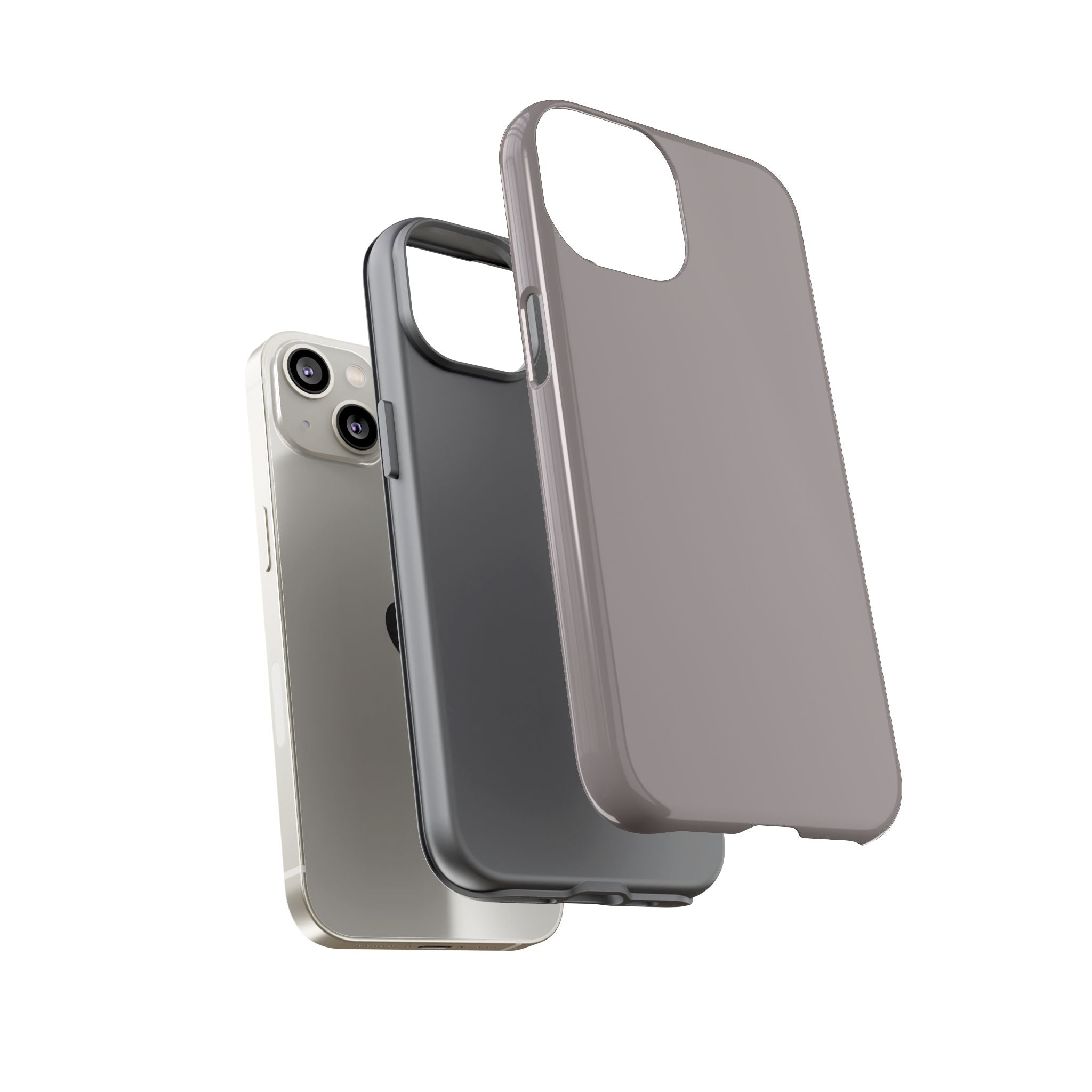 Tough Phone Case — Slim Protective iPhone Case (Matte Grey)