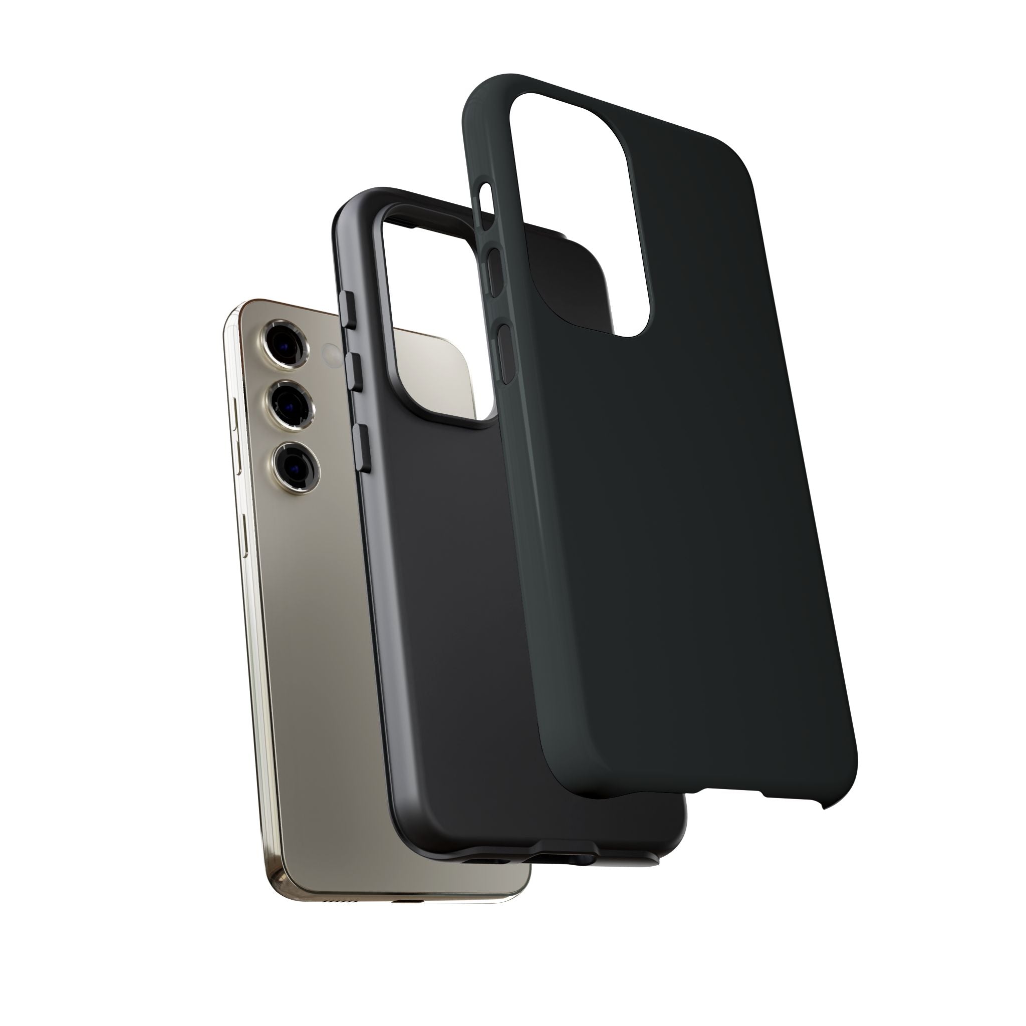 Rugged Phone Case – Tough Protective Black Cover