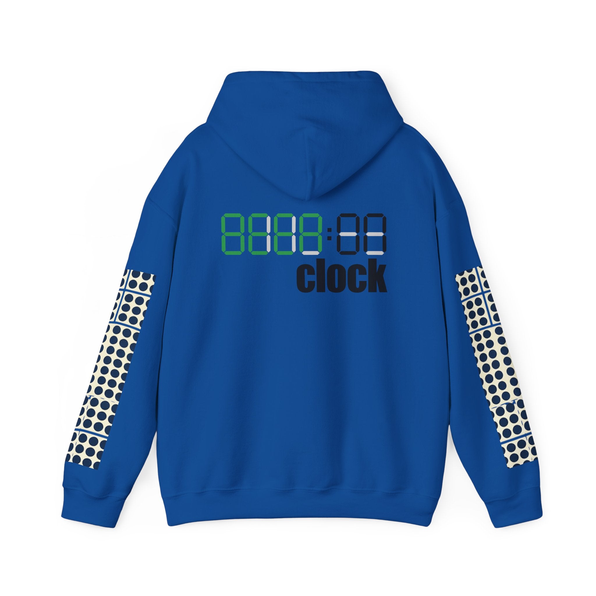 Digital “Beer O’Clock” Hoodie — Funny Beer Clock Graphic Sweatshirt