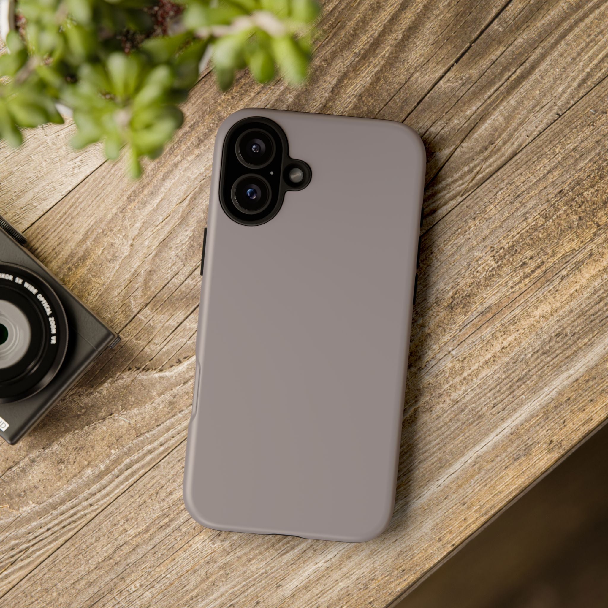 Tough Phone Case — Slim Protective iPhone Case (Matte Grey)