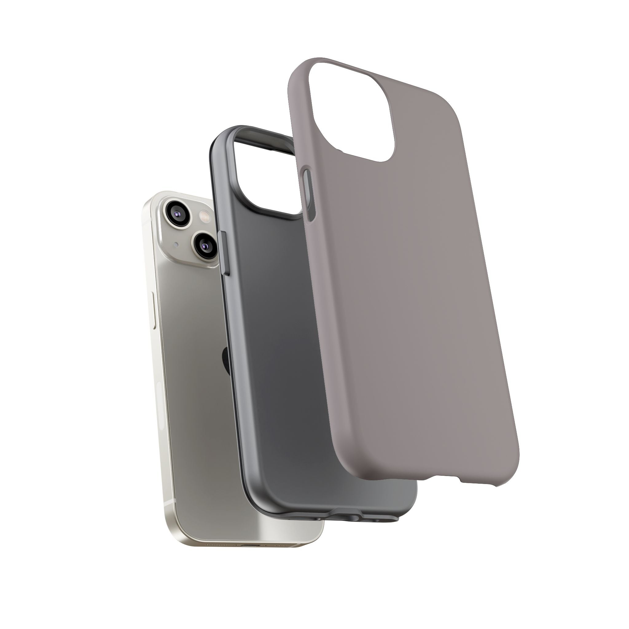 Tough Phone Case — Slim Protective iPhone Case (Matte Grey)
