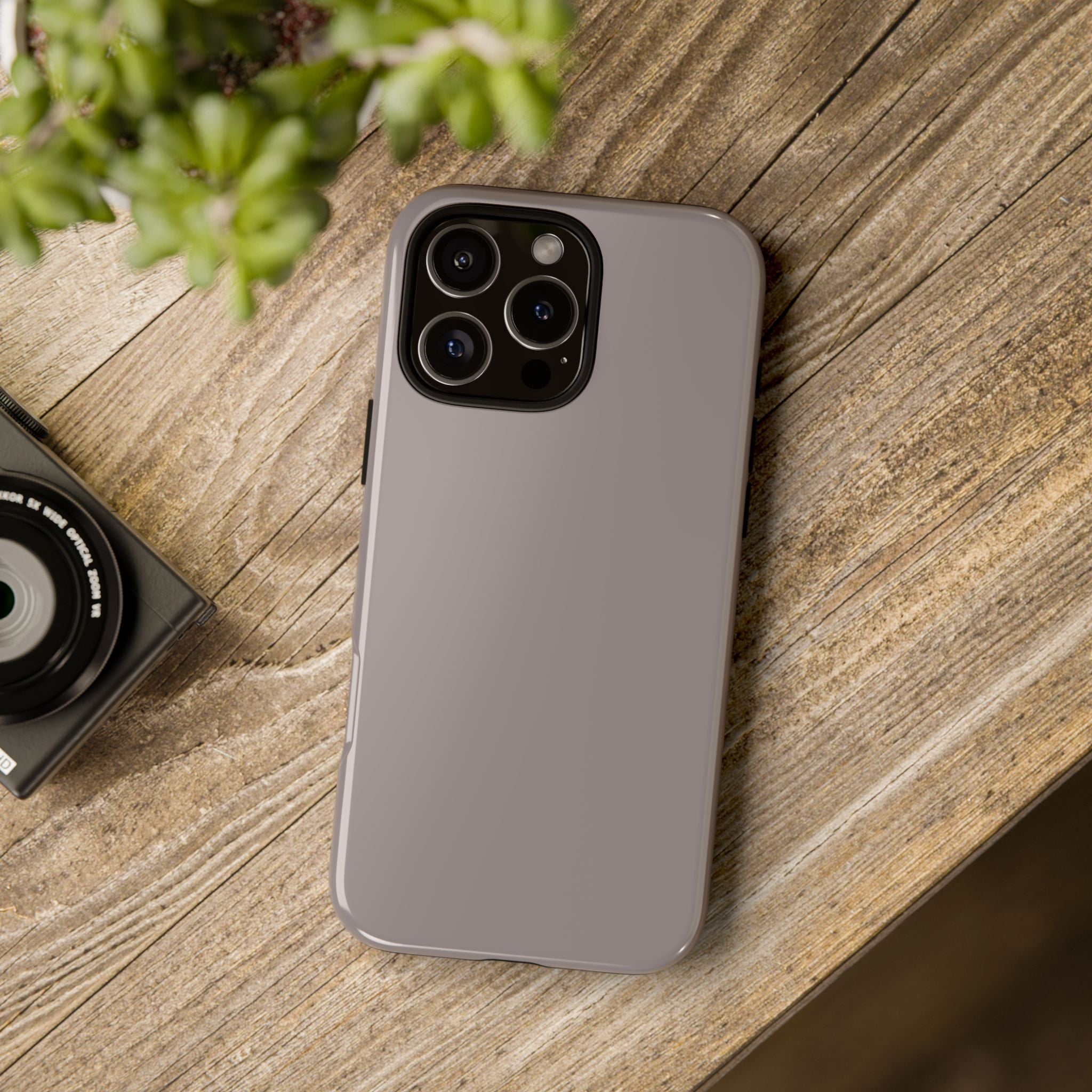 Tough Phone Case — Slim Protective iPhone Case (Matte Grey)