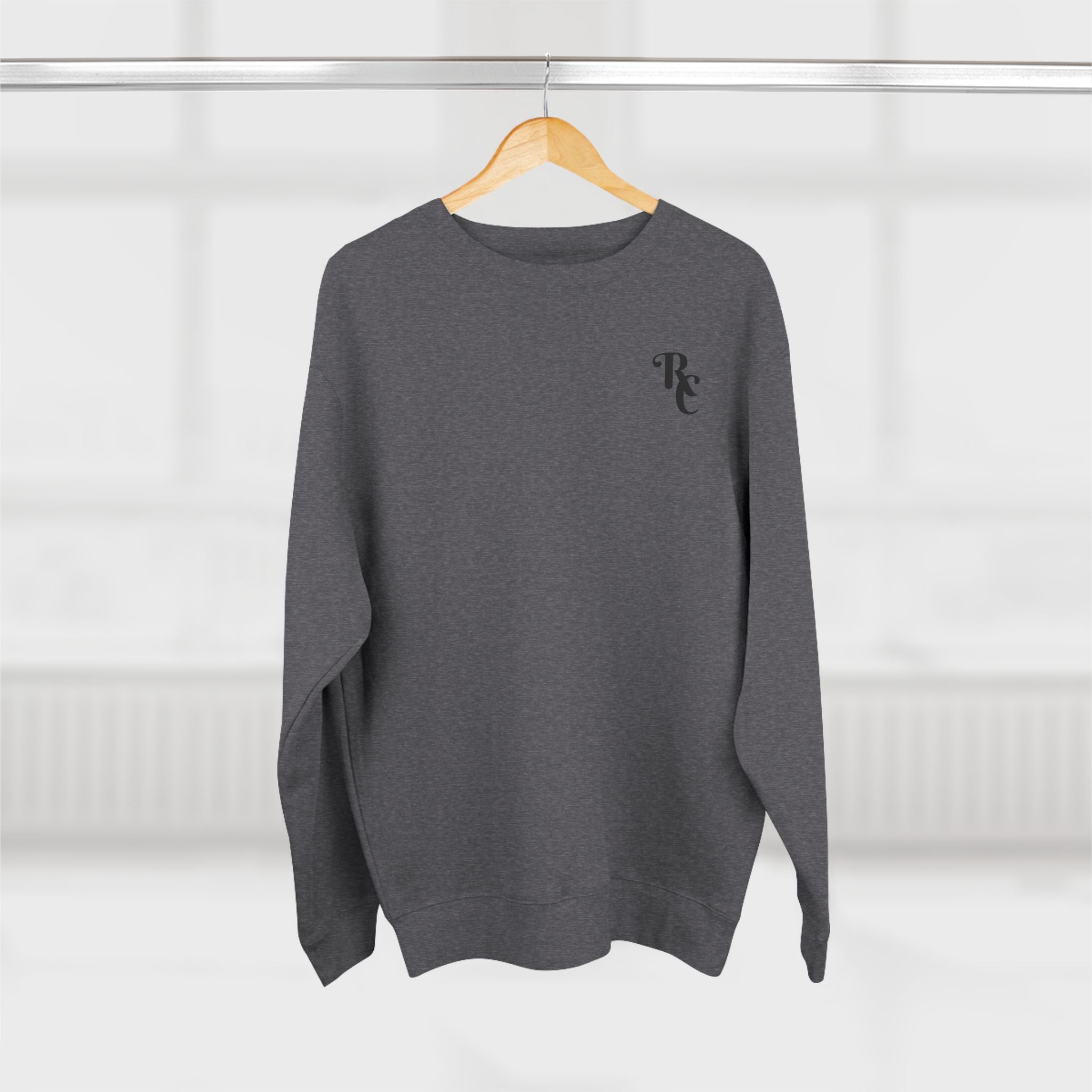 Monogram 'RC' Minimal Crewneck Sweatshirt