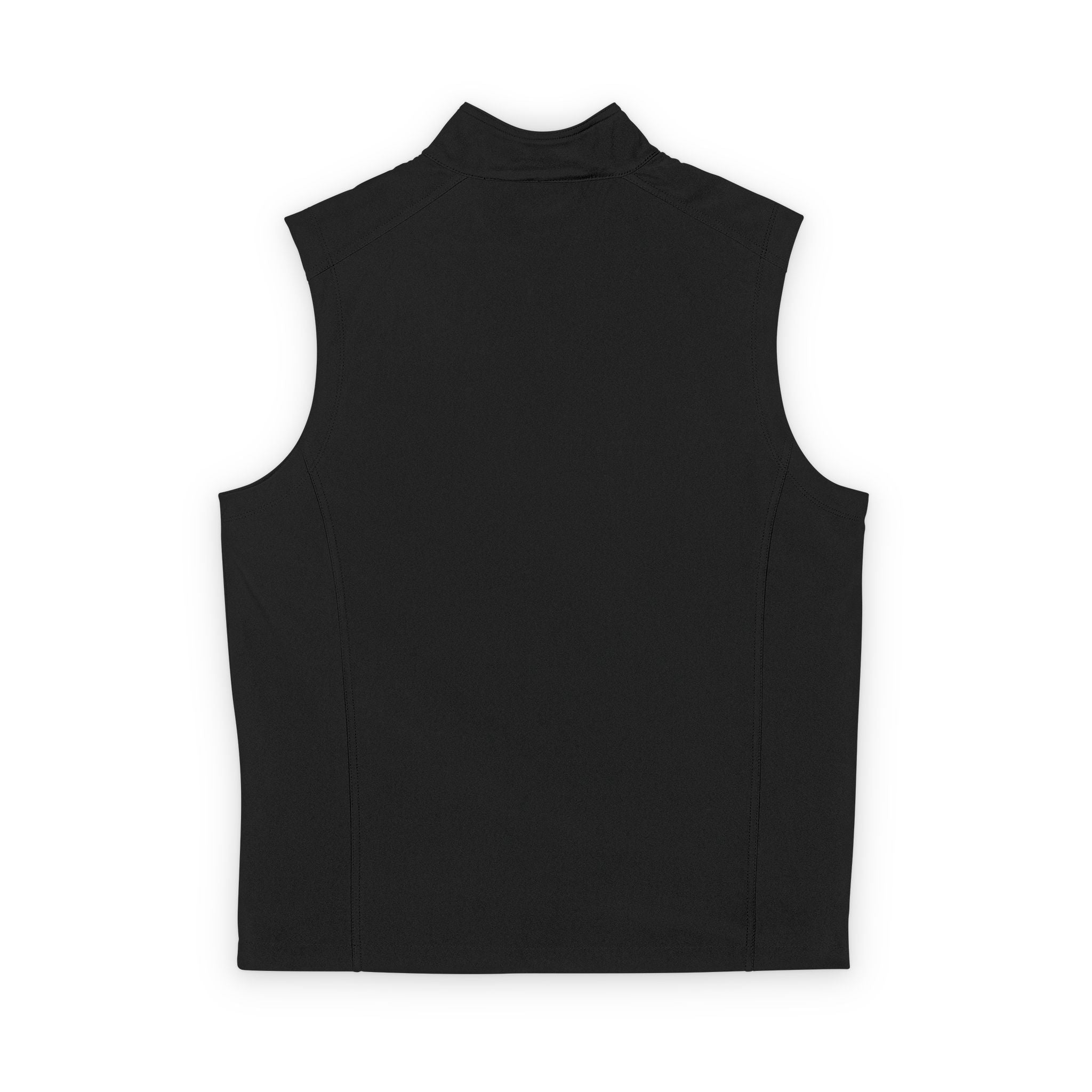 Men's Black Soft Shell Vest – Lightweight Windproof Outdoor Layer