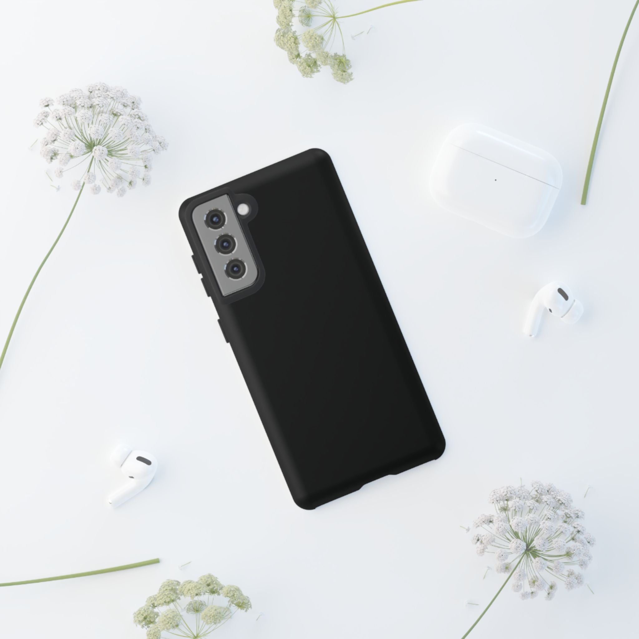 Rugged Phone Case – Tough Protective Black Cover