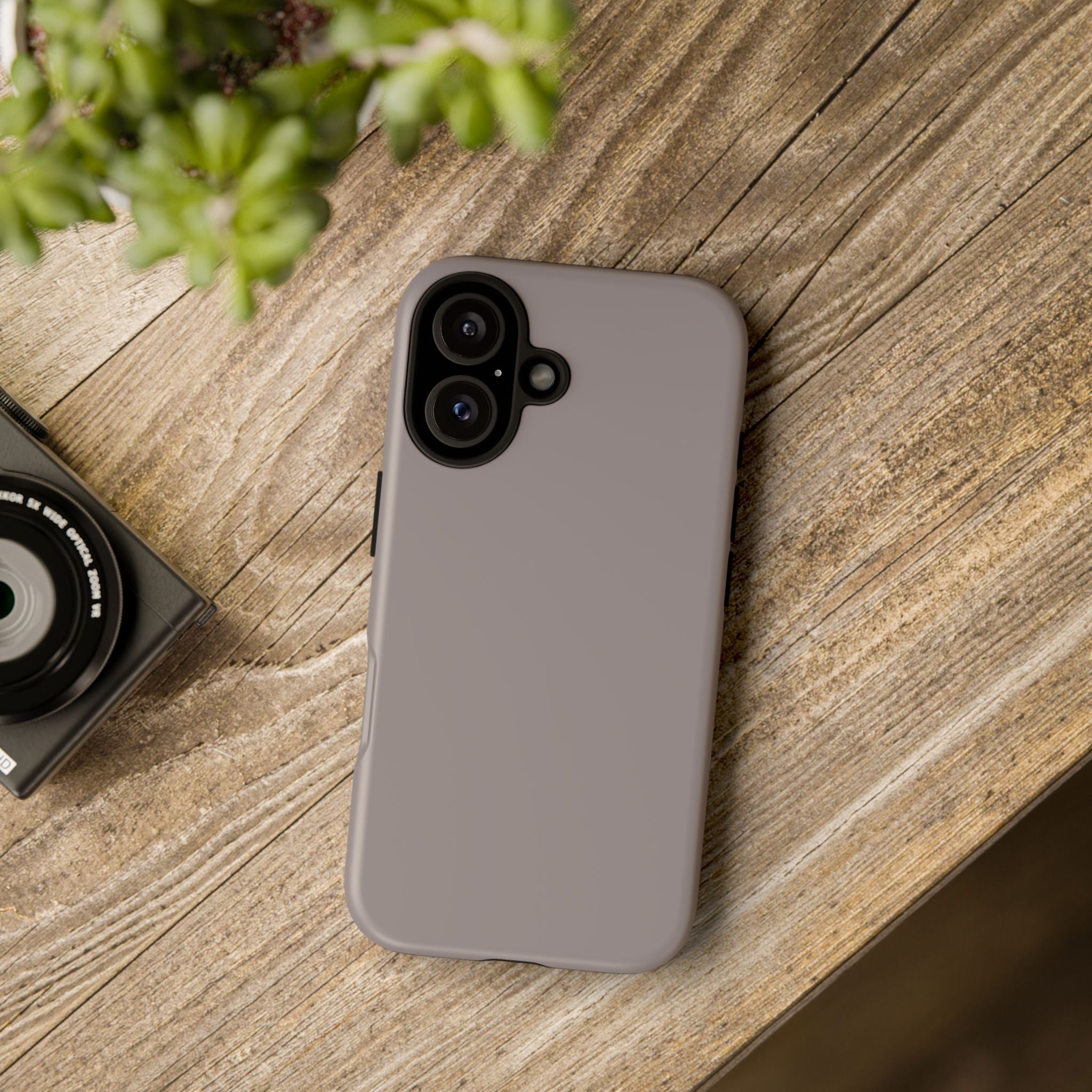 Tough Phone Case — Slim Protective iPhone Case (Matte Grey)