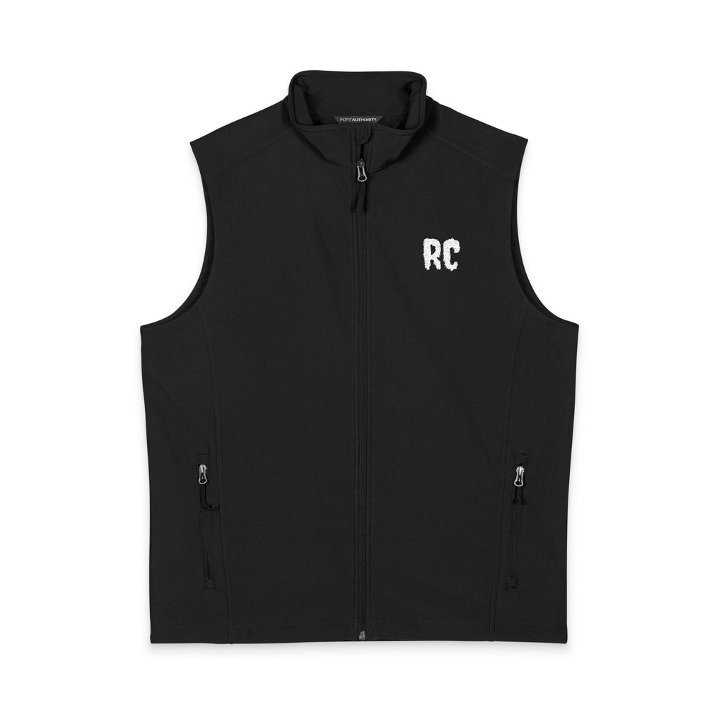 Men's Black Soft Shell Vest – Lightweight Windproof Outdoor Layer
