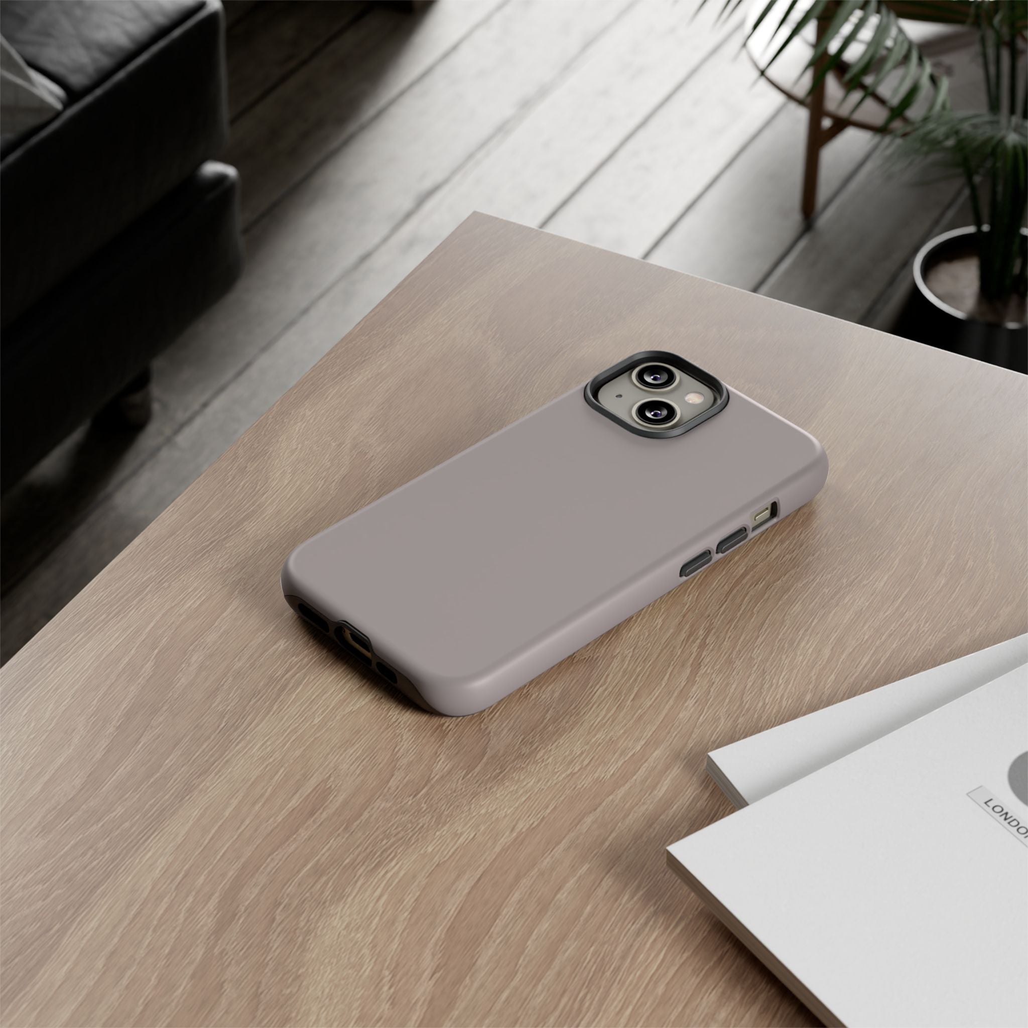 Tough Phone Case — Slim Protective iPhone Case (Matte Grey)