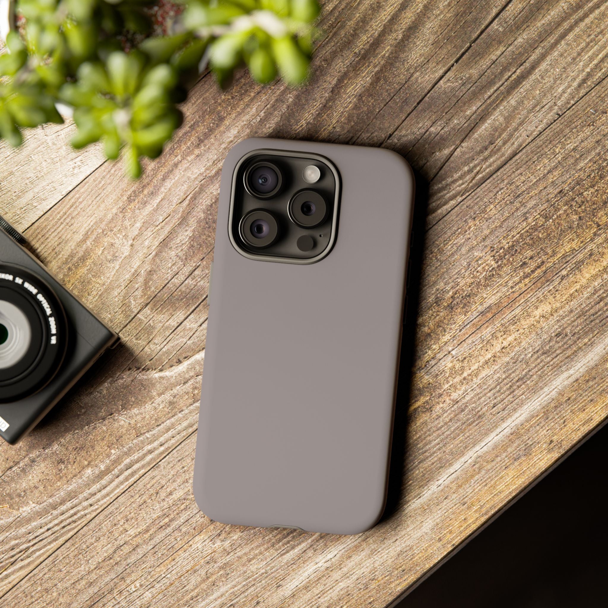 Tough Phone Case — Slim Protective iPhone Case (Matte Grey)