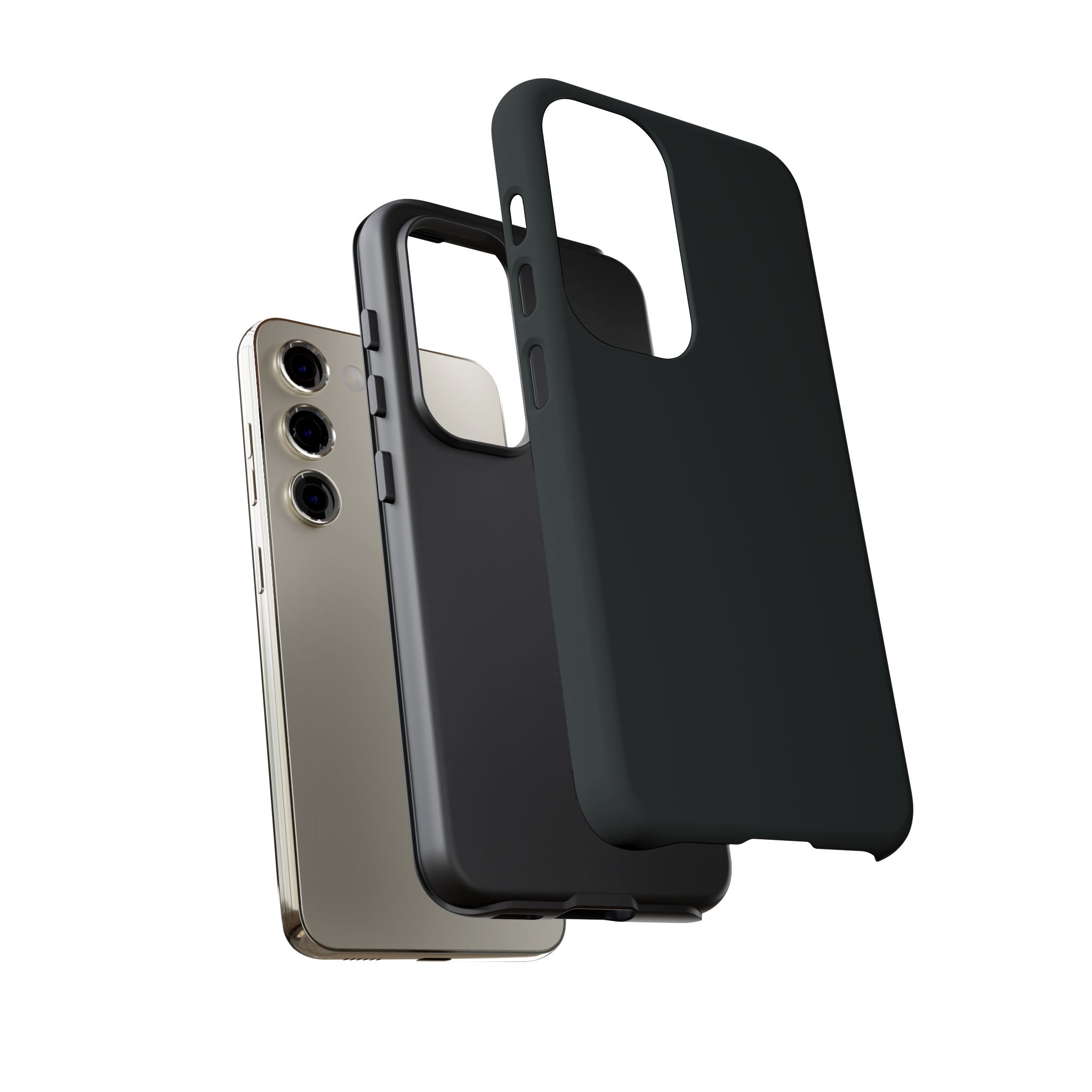 Rugged Phone Case – Tough Protective Black Cover