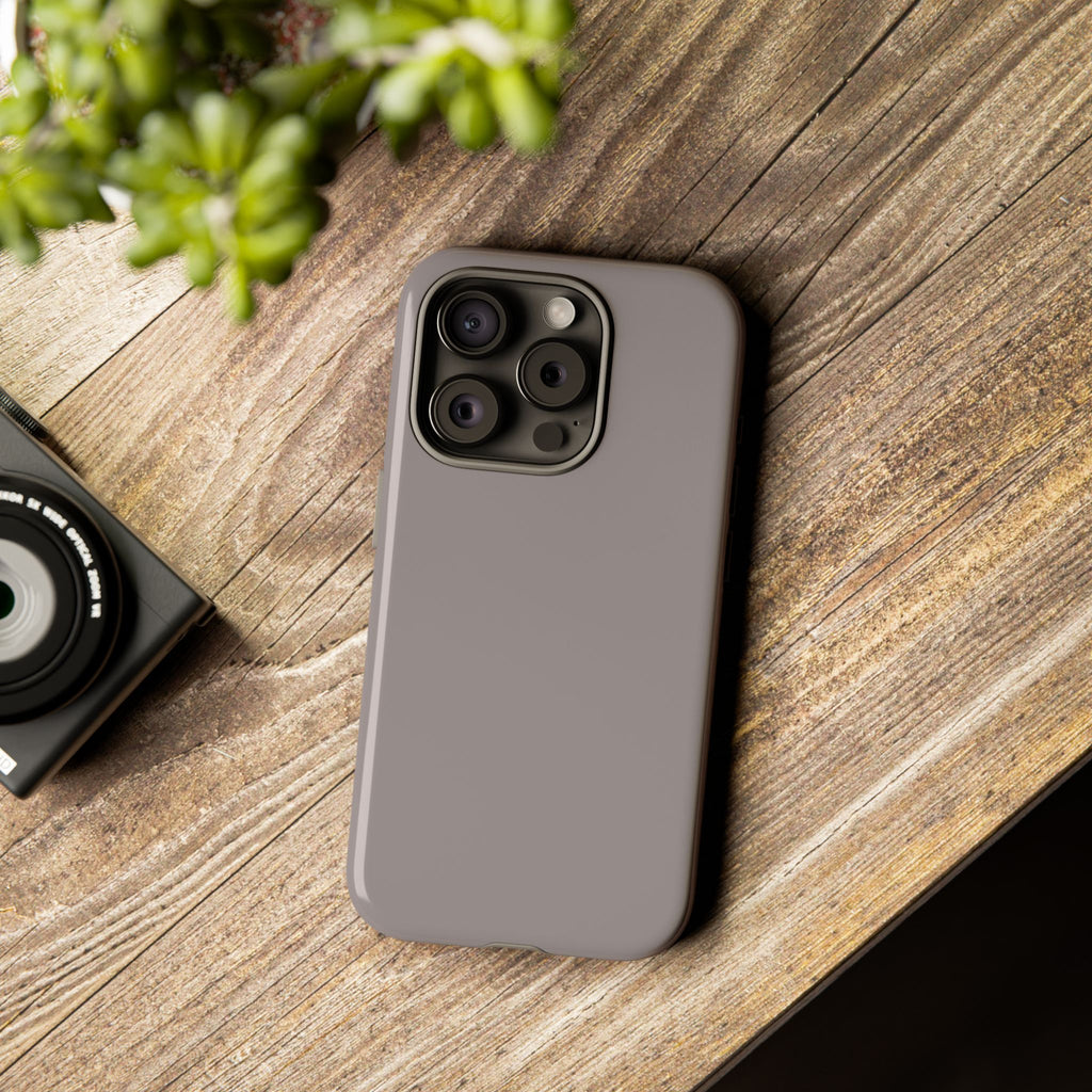 Tough Phone Case — Slim Protective iPhone Case (Matte Grey)