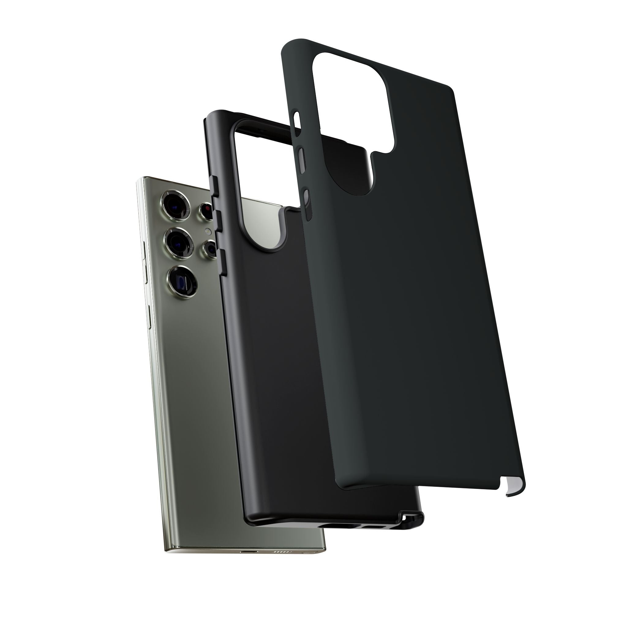 Rugged Phone Case – Tough Protective Black Cover