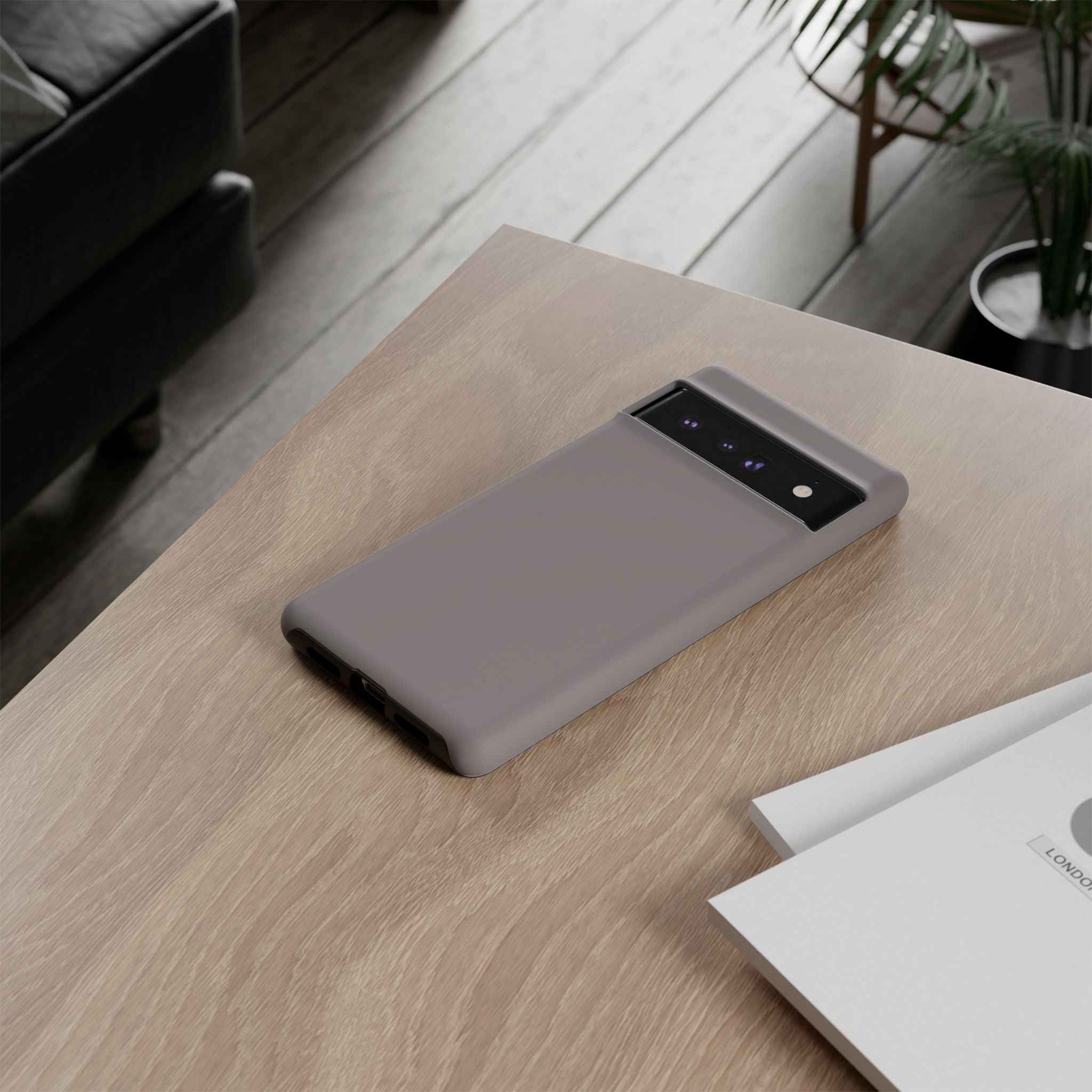 Tough Phone Case — Slim Protective iPhone Case (Matte Grey)