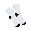 Custom Sublimation Crew Socks — Blank White Print-Ready Sock Template