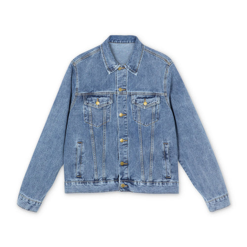 American Flag Denim Jacket — Vintage Retro USA Patch Back