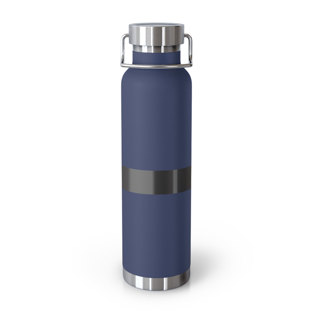 22oz Copper Vacuum Insulated Water Bottle – Double-Wall Stainless Steel Thermos