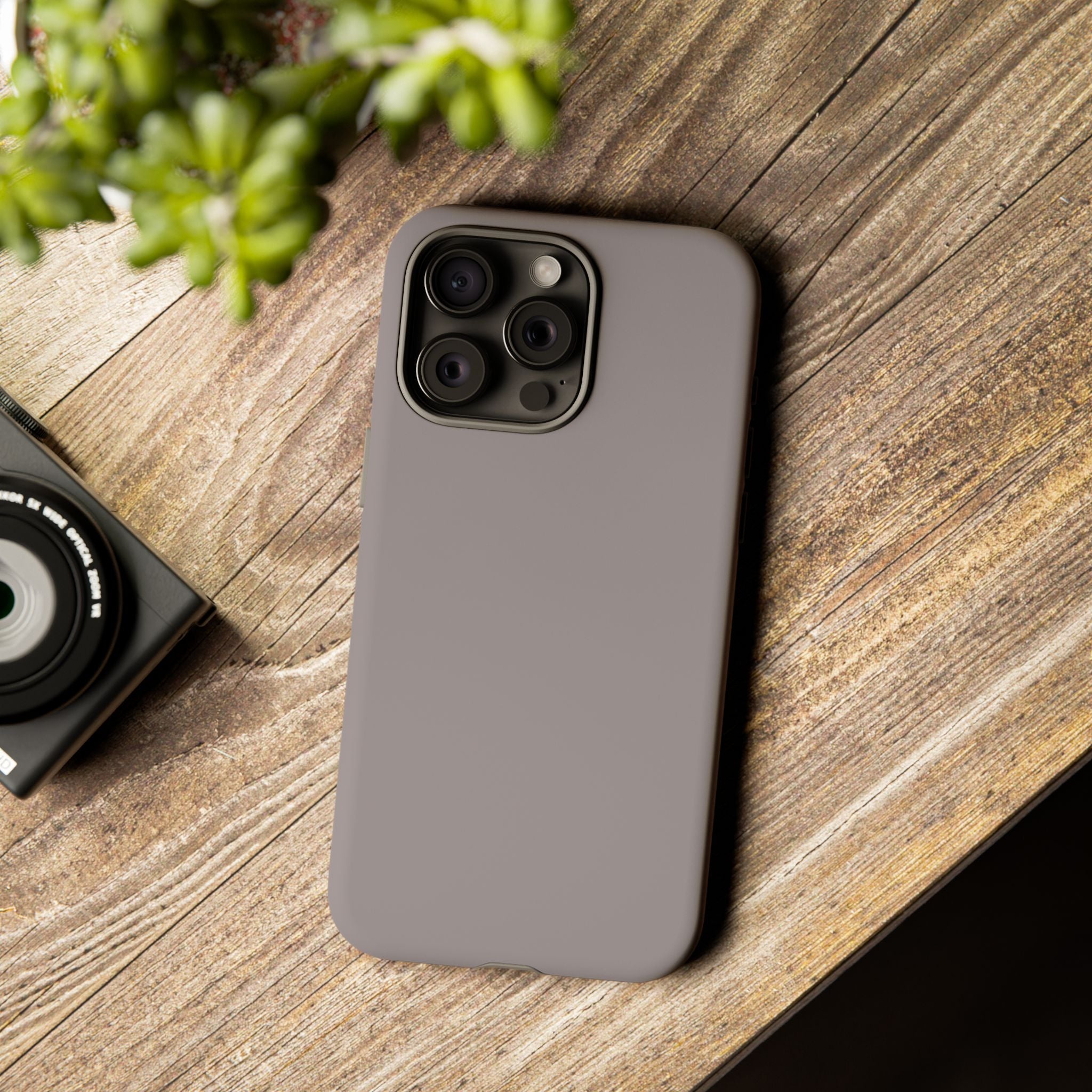 Tough Phone Case — Slim Protective iPhone Case (Matte Grey)