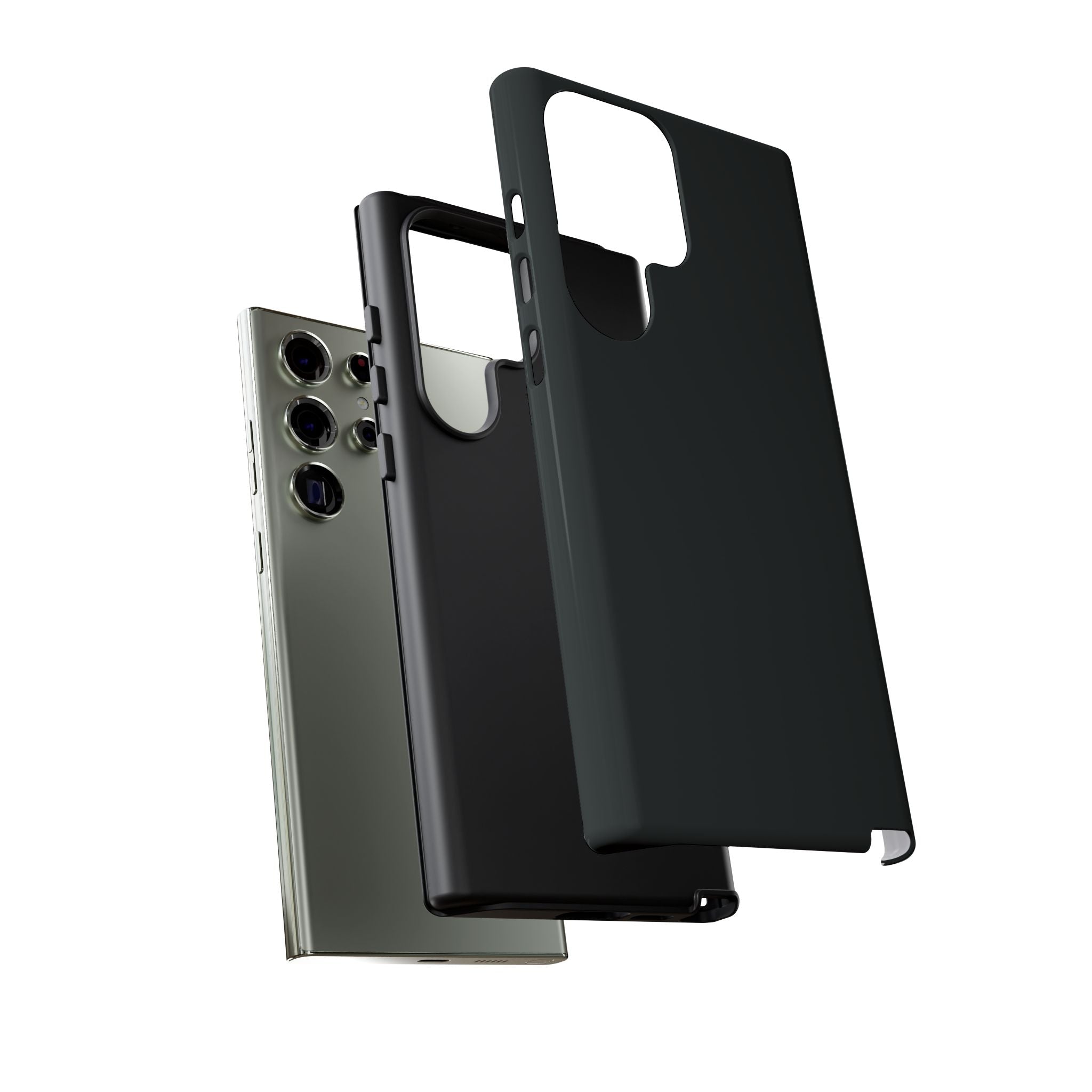 Rugged Phone Case – Tough Protective Black Cover