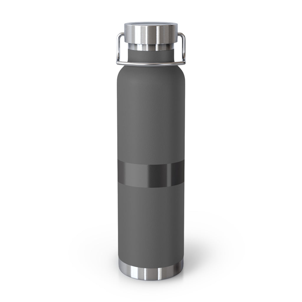 22oz Copper Vacuum Insulated Water Bottle – Double-Wall Stainless Steel Thermos
