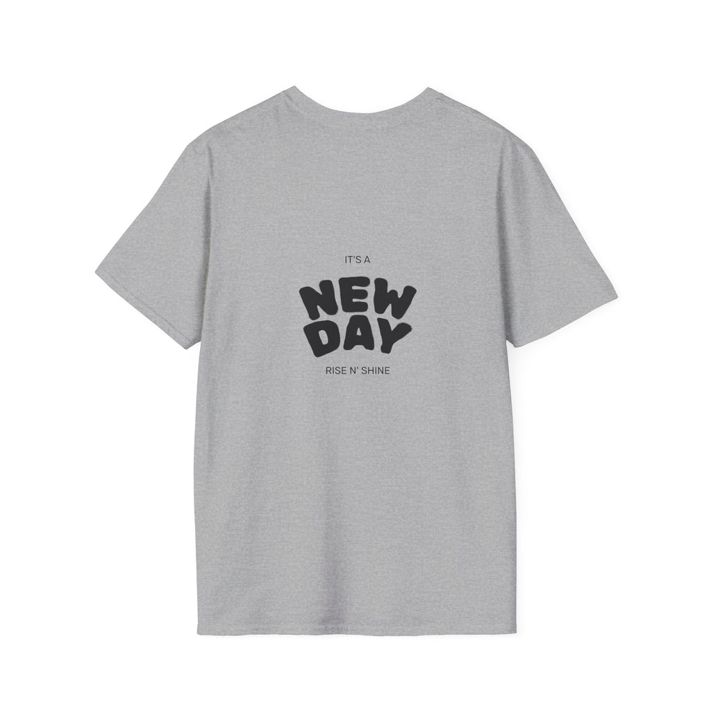 New Day Graphic T-Shirt — "It's a New Day" Inspirational Tee
