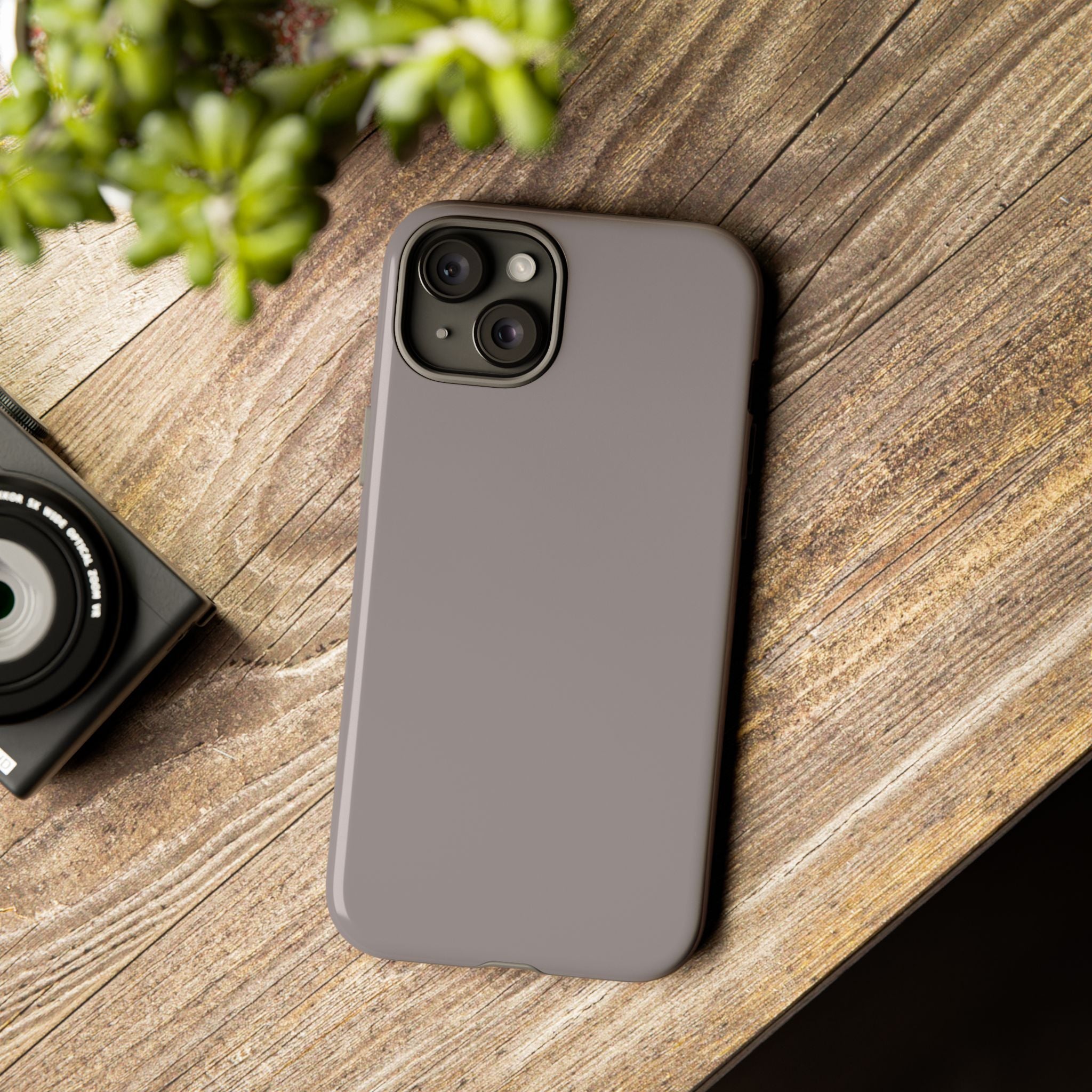 Tough Phone Case — Slim Protective iPhone Case (Matte Grey)