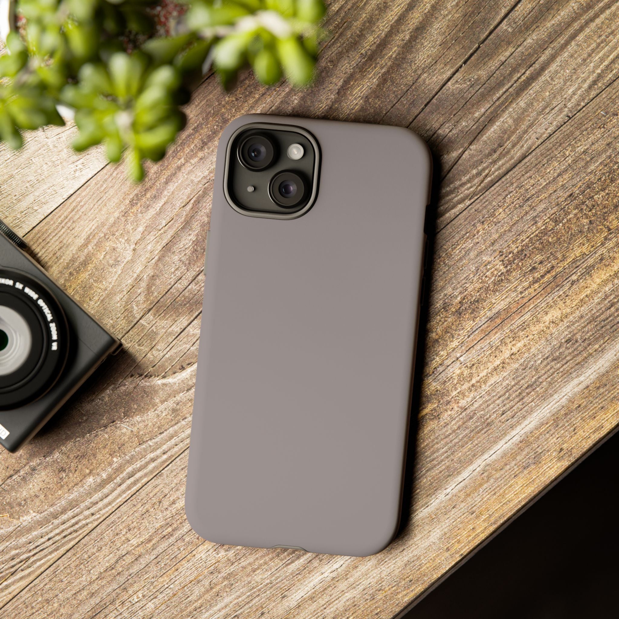Tough Phone Case — Slim Protective iPhone Case (Matte Grey)