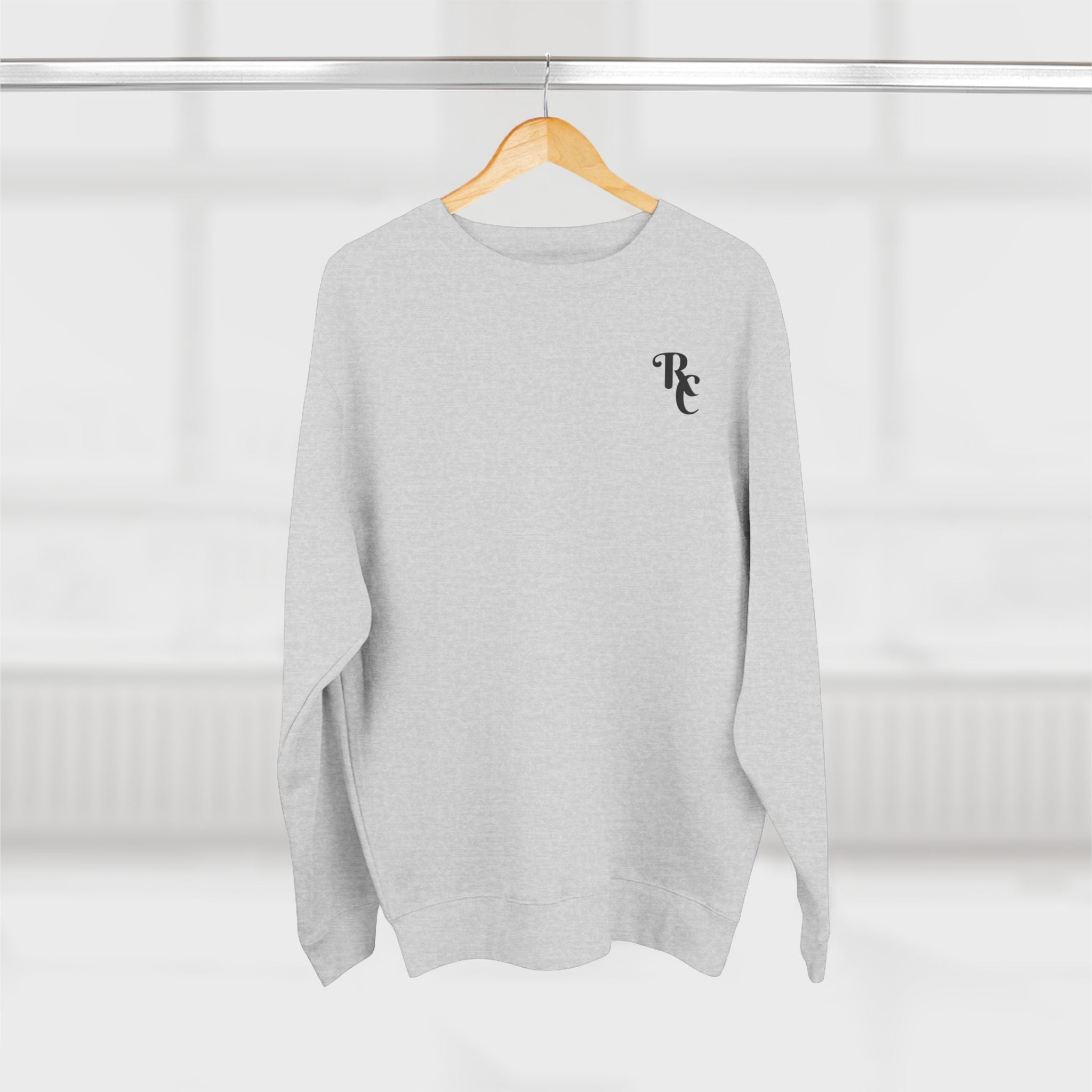 Monogram 'RC' Minimal Crewneck Sweatshirt