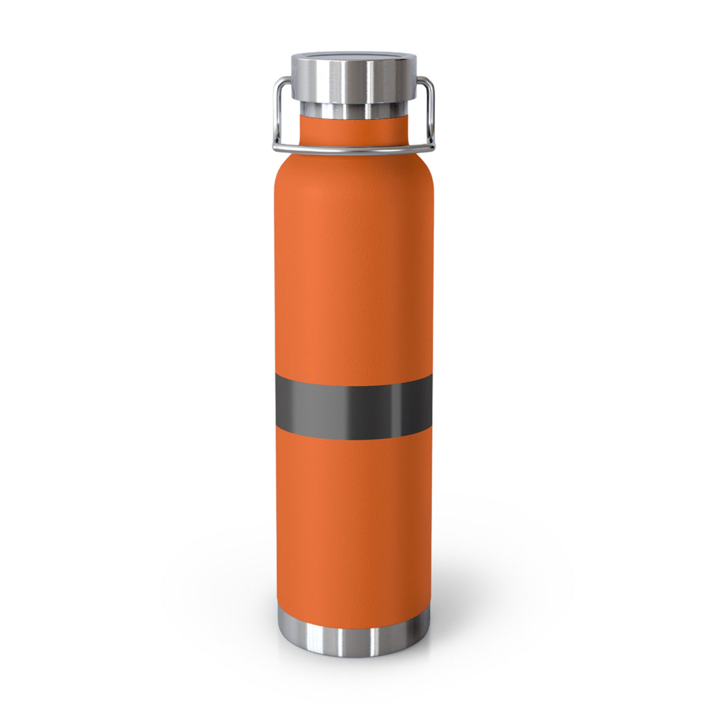 22oz Copper Vacuum Insulated Water Bottle – Double-Wall Stainless Steel Thermos