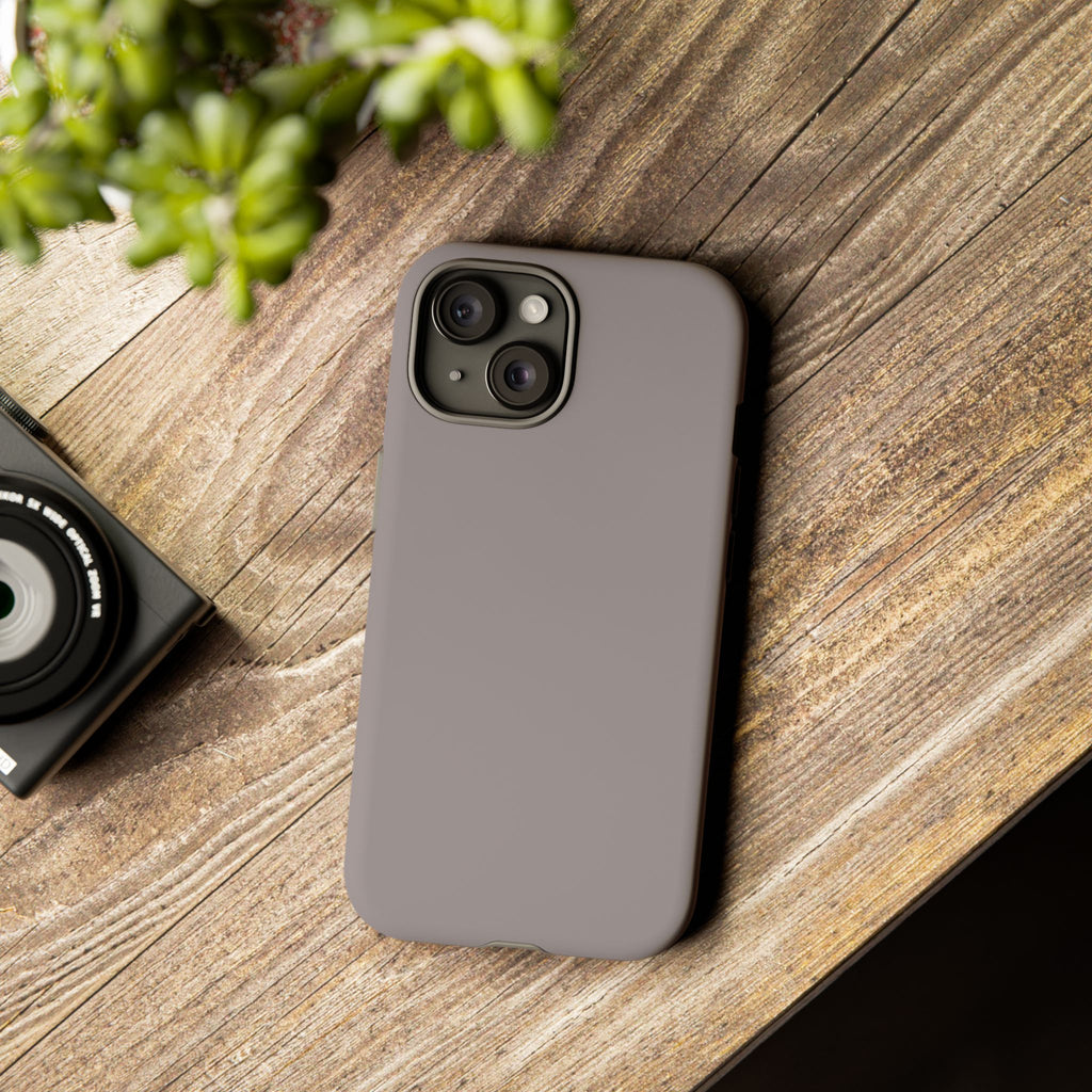 Tough Phone Case — Slim Protective iPhone Case (Matte Grey)