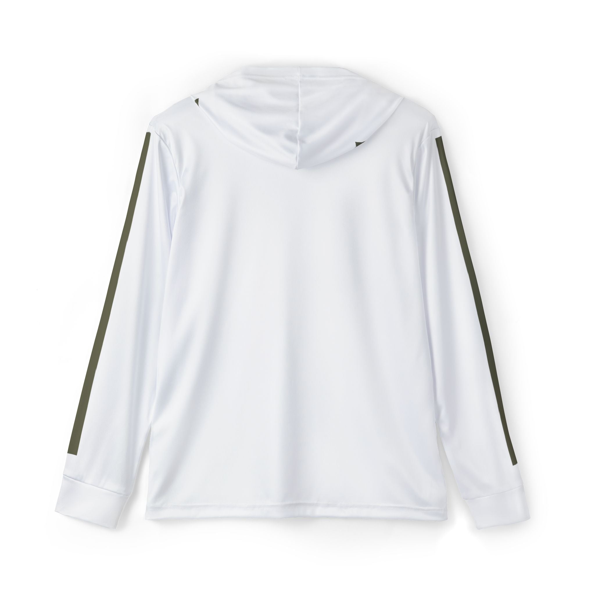 Men's Lightweight Sports Warmup Hoodie — White Performance Pullover
