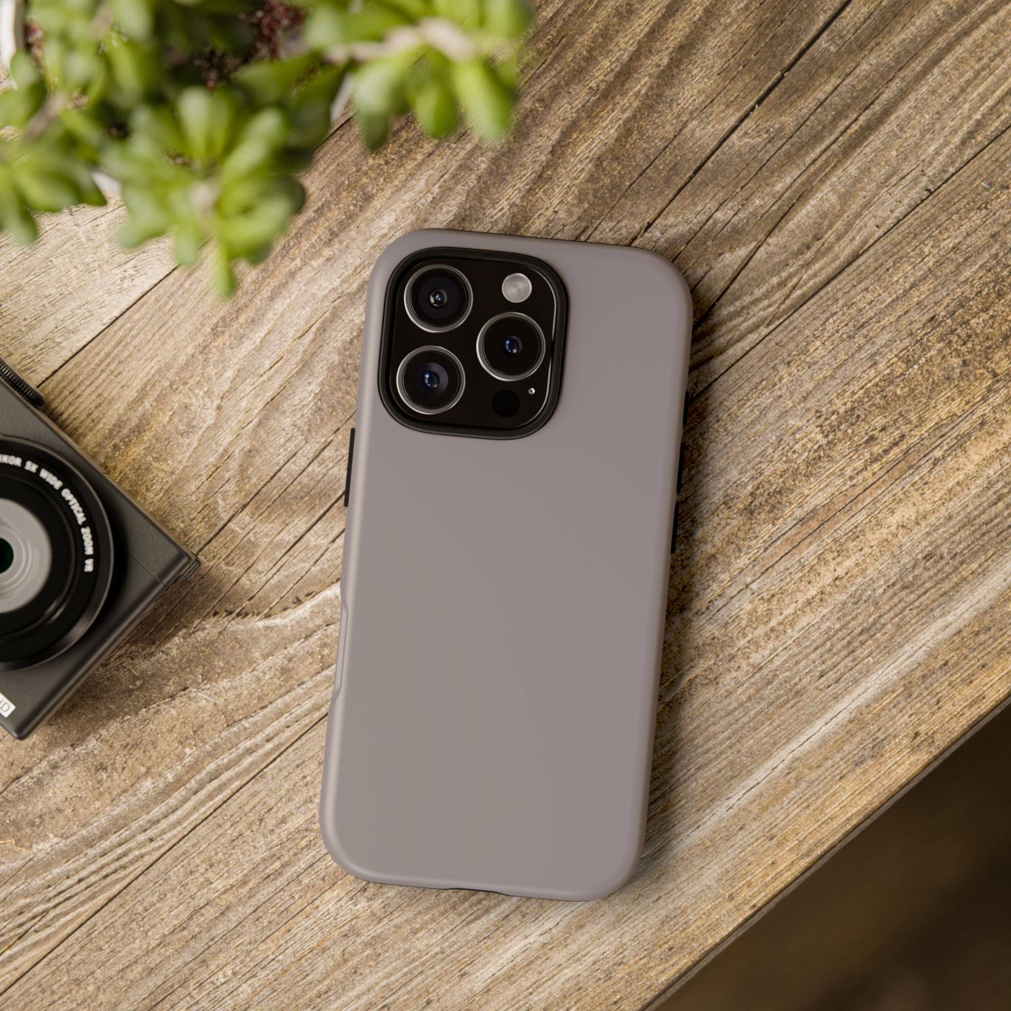 Tough Phone Case — Slim Protective iPhone Case (Matte Grey)